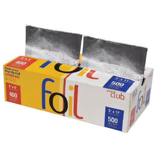 Product Club Combo Pop-Up Foil 5" X 11"(500ct) & 5" X 8"(400ct)